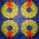 027 Christmas Flowers - 3-ply (gold)